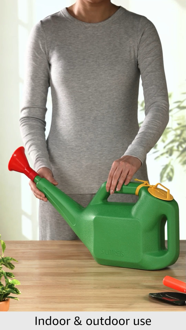 Gate Garden Watering Can (5L) | Plastic Green Water Can With