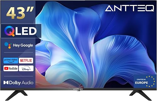 Smart TV QLED 4K 43 Pouces (109 cm) Antteq