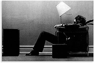 XIANF Blown Away Man Vintage Poster Black And White Photography Iconic C...