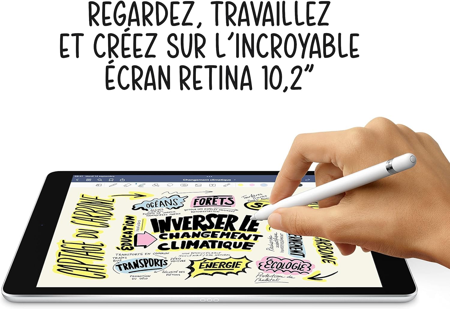 Apple 2021 iPad (10,2-Pouces, Wi-FI + Cellulaire, 256 Go) Argent (Reconditionné)