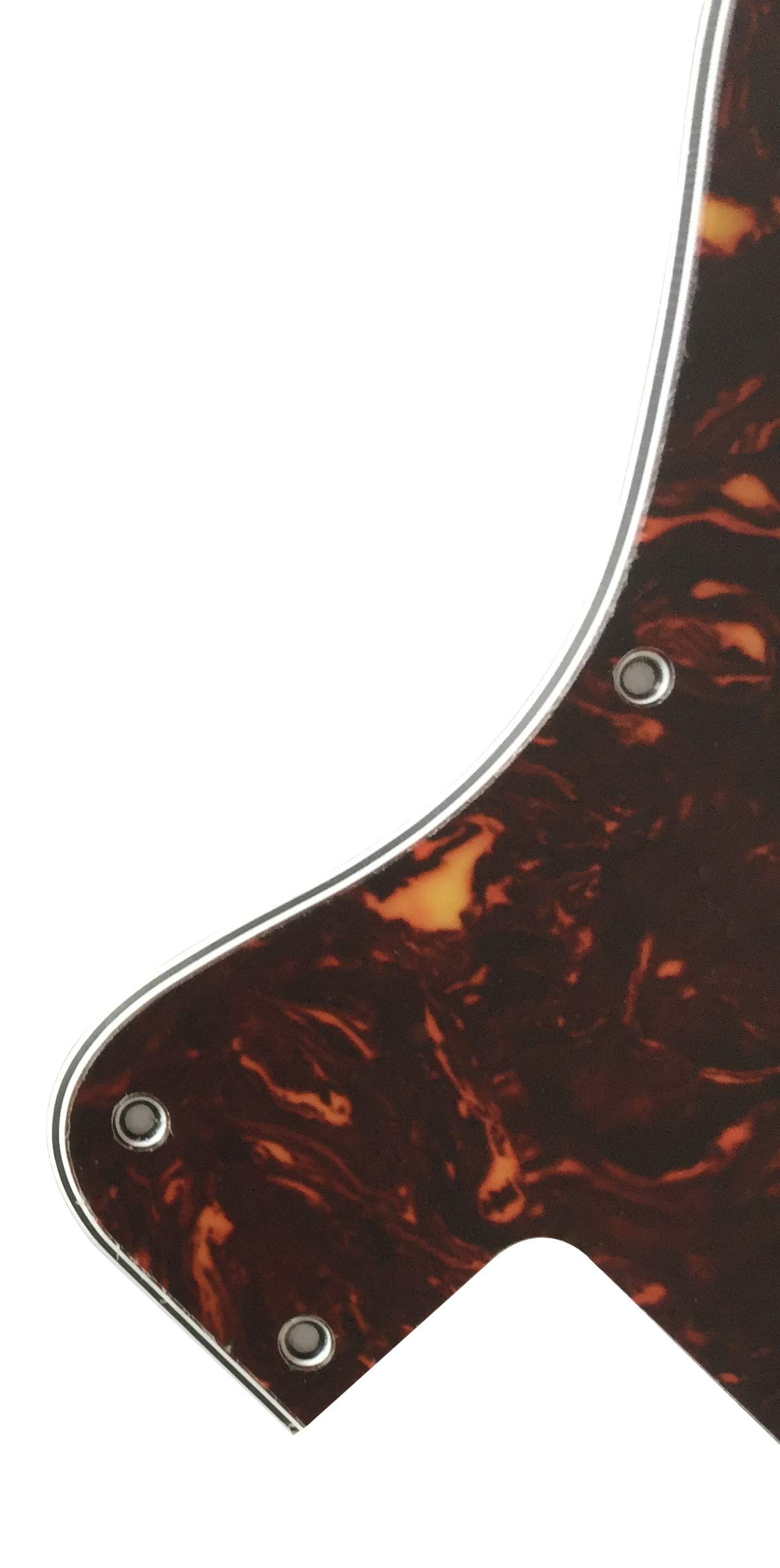 Guitar Parts For Fano Standard SP6 P90 Guitar Pickguard (4 Ply Brown Tortoise)