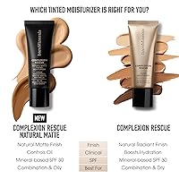 Vista 6 de bareMinerals Complexion Rescue Crema hidratante natural con tinte mate para rostro con SPF 30, protector solar mineral matificante, control
