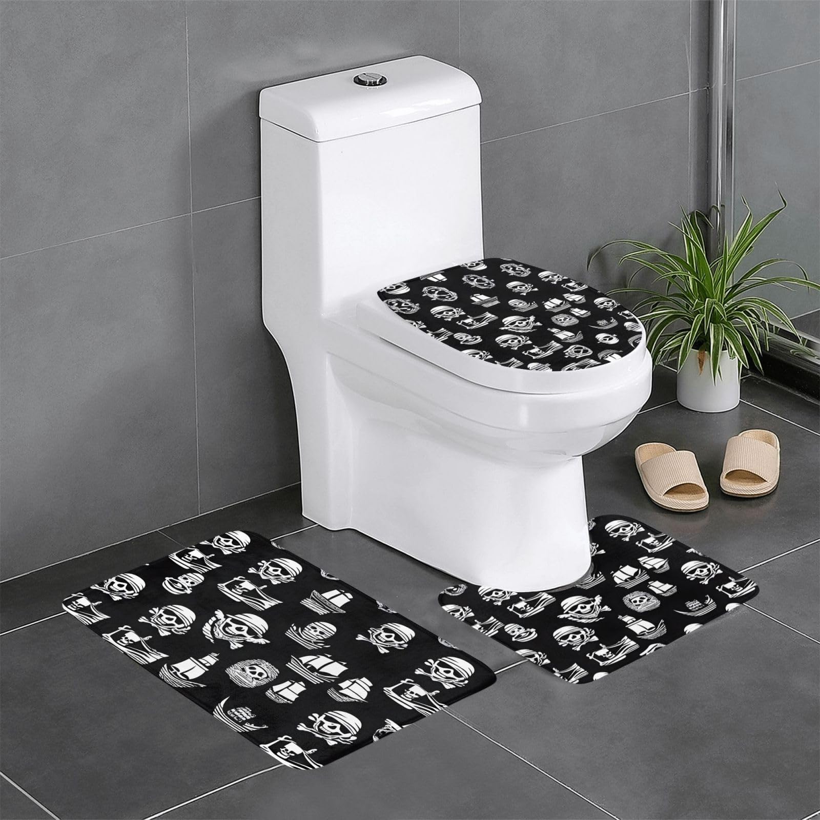 Tapis de salle de bain pirates pour une décoration thématique