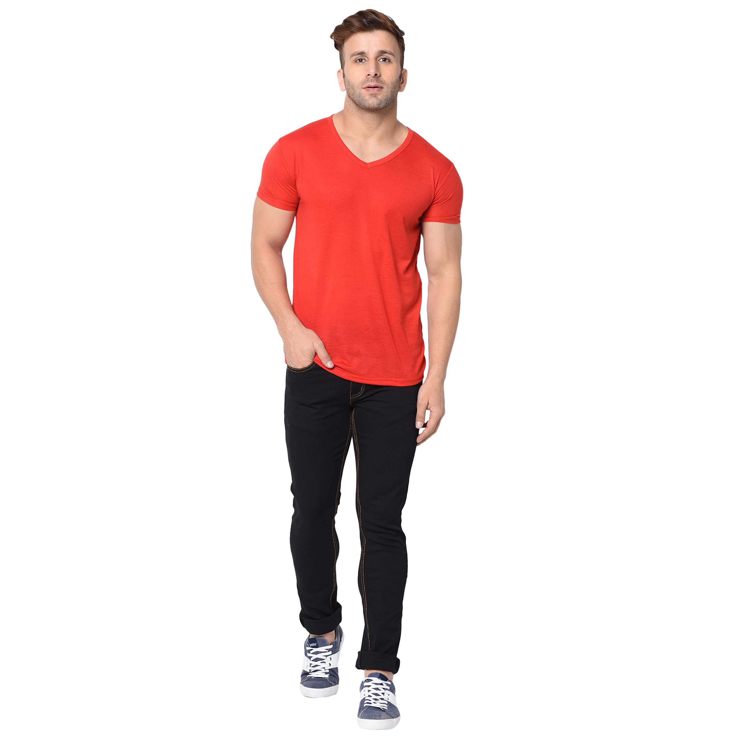 Men's V-neck Tshirt-image-41