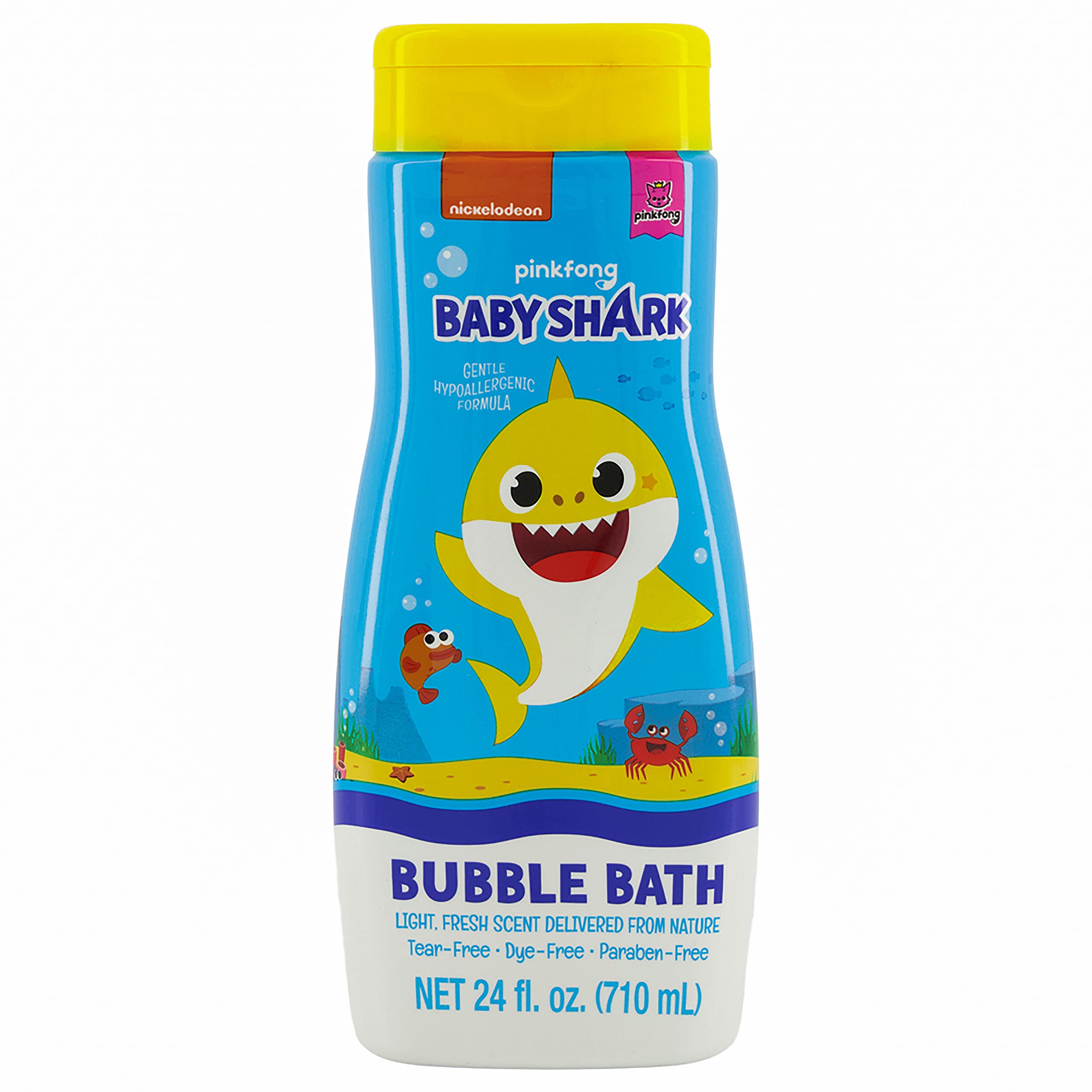 Centric Brands Baby Shark 24 fl oz Gentle Fresh Scent Bubble Bath, Multicolor, One Size