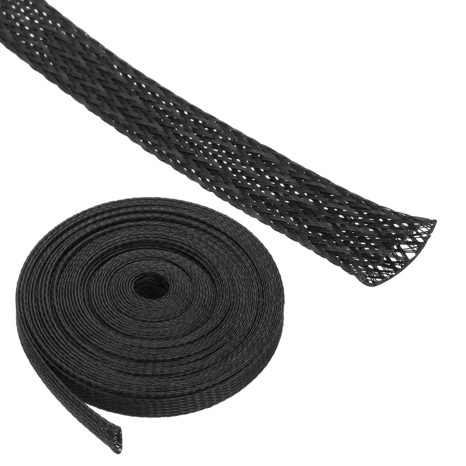 Rebower 25ft PET Expandable Wire Loom 3/4 Inch