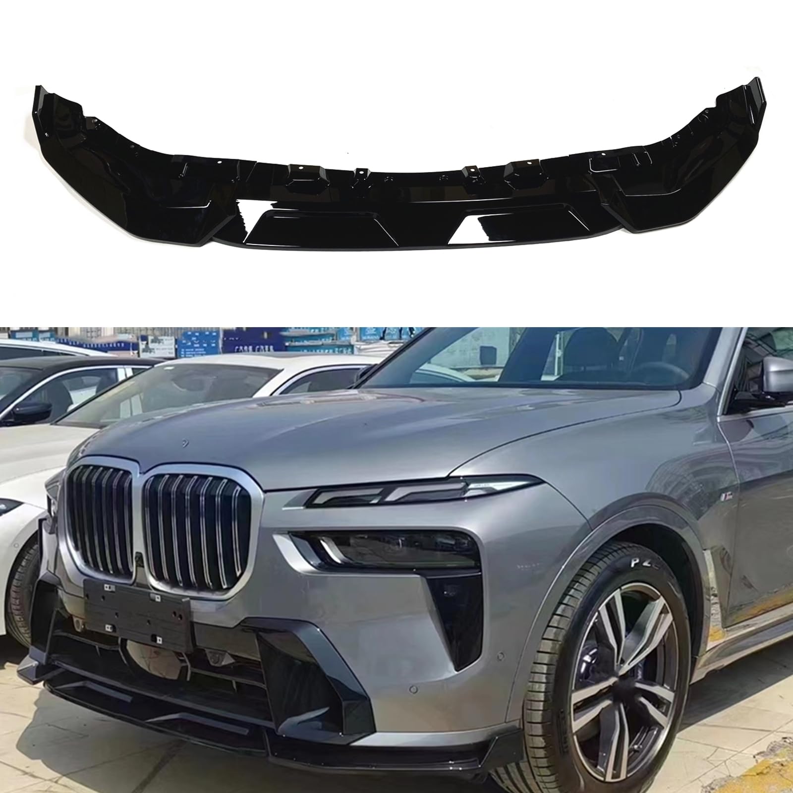 Amazon.com: Front Bumper Spoiler Splitter Lip Body Kit for BMW G07 