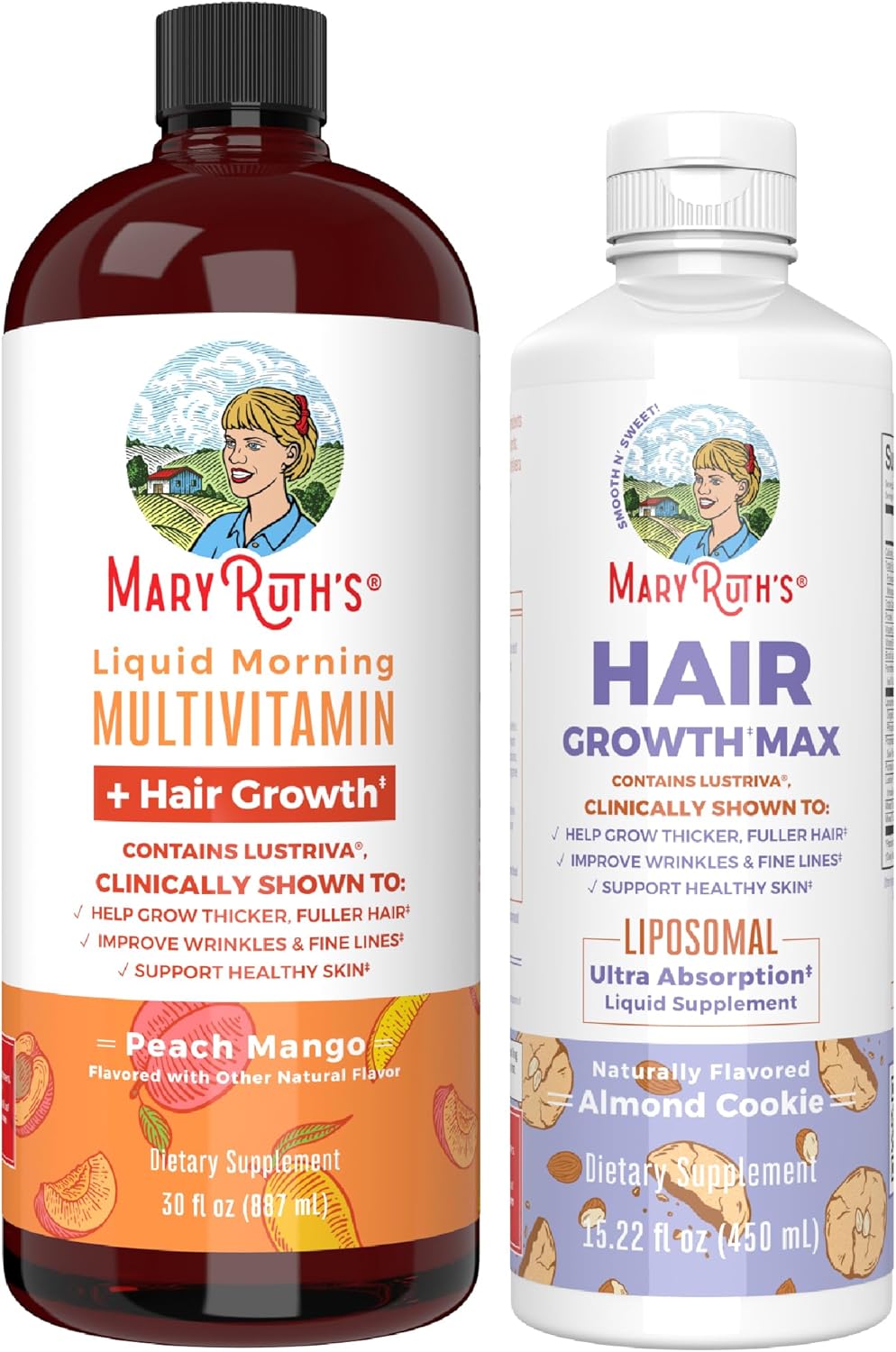 MaryRuth's Liquid Morning Multivitamin+Hair Growth and Hair