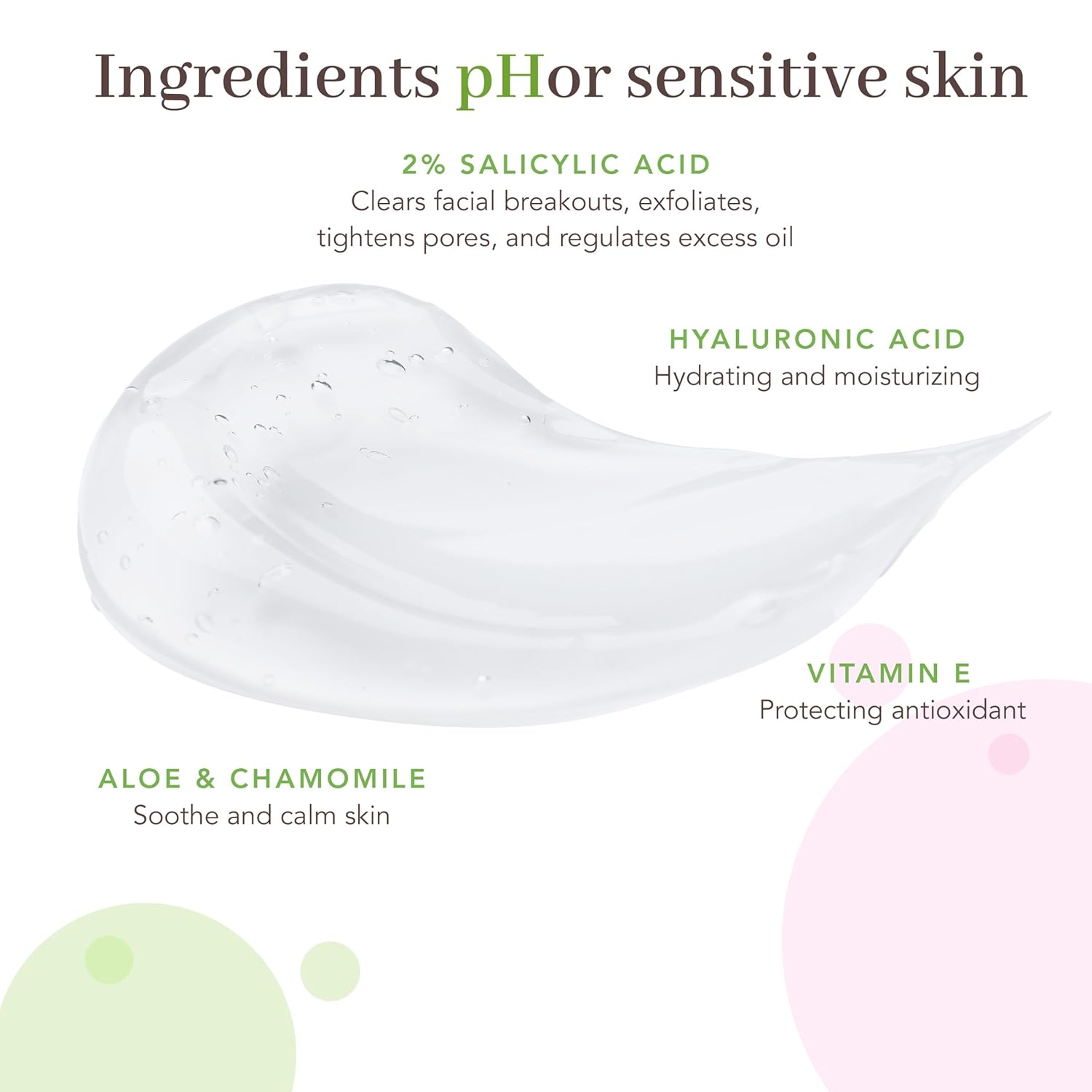 pHisoderm Anti-Blemish Salicylic Gel Cleanser For Acne, pH Balanced Clears & Prevents Breakouts, Free From Parabens, Sulfates, Mineral Oil, Soap, Alcohol & Dyes, 6 Fl Oz (3 x 6 fl oz)