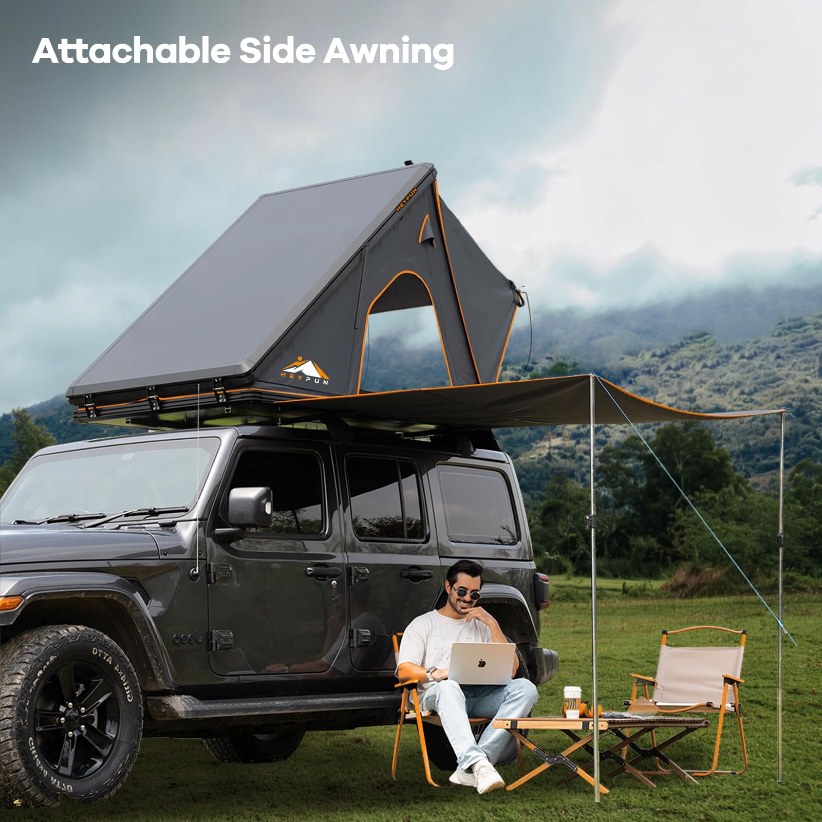 Explorer Pro Rooftop Tent Hard Shell - Key Features