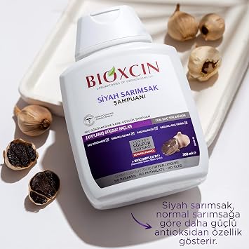 Bioxcin Siyah Sarımsak Saç Dökülmesine Karşı Bitkisel Şampuan (1 x 300 ml) (2 paketi)