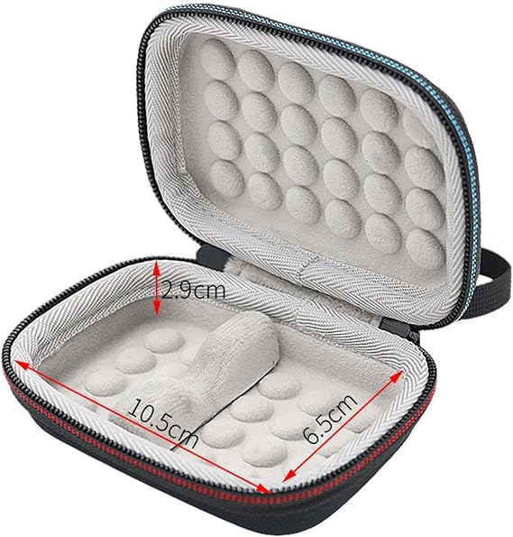 Travel Protective Case Shockproof Carrying Hard With Lanyard For Yoose Shaver Scratchproof Box Plush Interior Lining