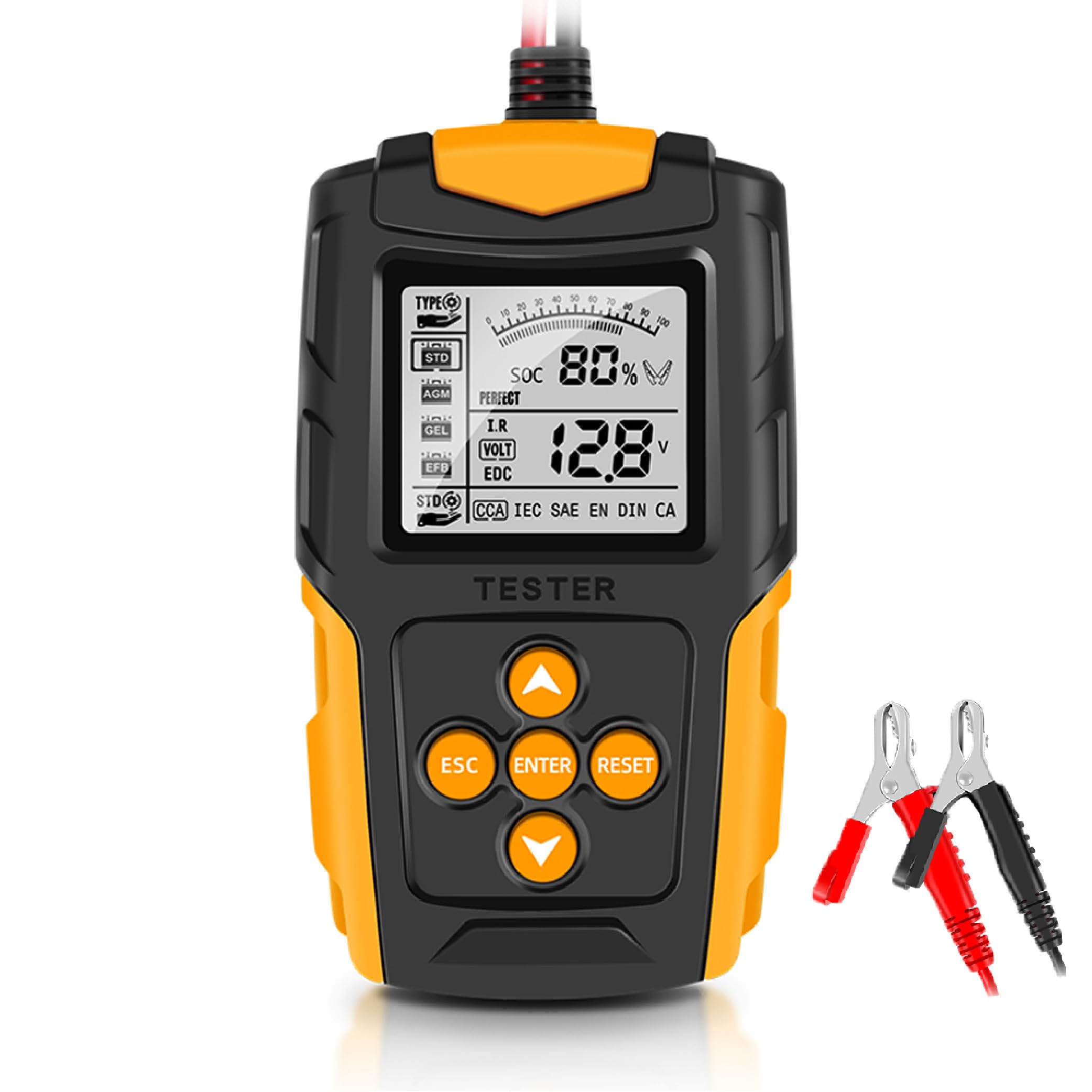 Tester Batterie Auto per Benelli BKX 250 2023, 2,7" Display Colori, con Clip, Strumento Diagnostico per Officine e Fabbriche Automobilistiche