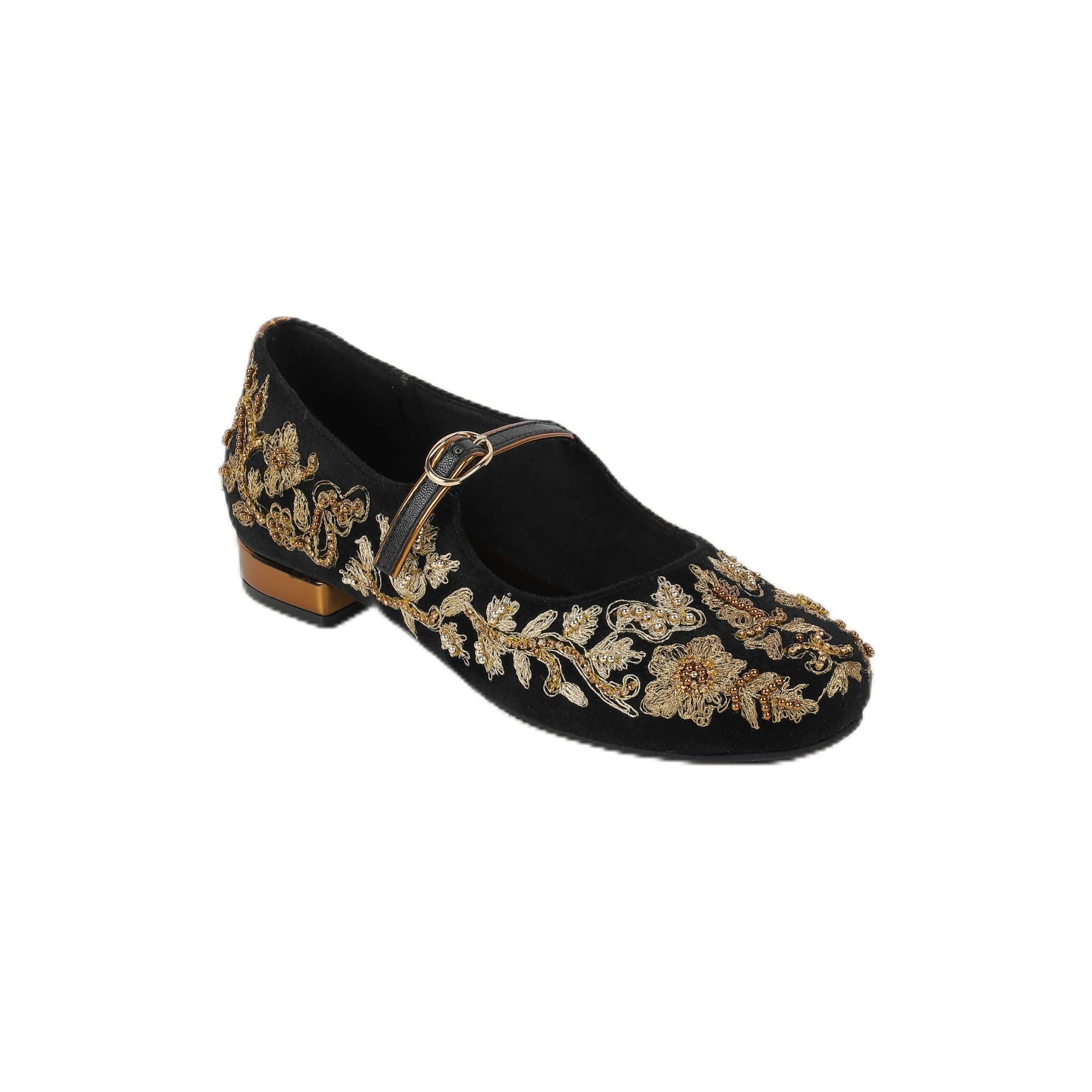 metro Women's Antique Gold Ethnic - Pathani-picture-36