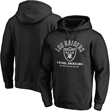 NFL PRO LINE Mens Black Las Vegas Raiders Futbol Americano Pullover Hoodie
