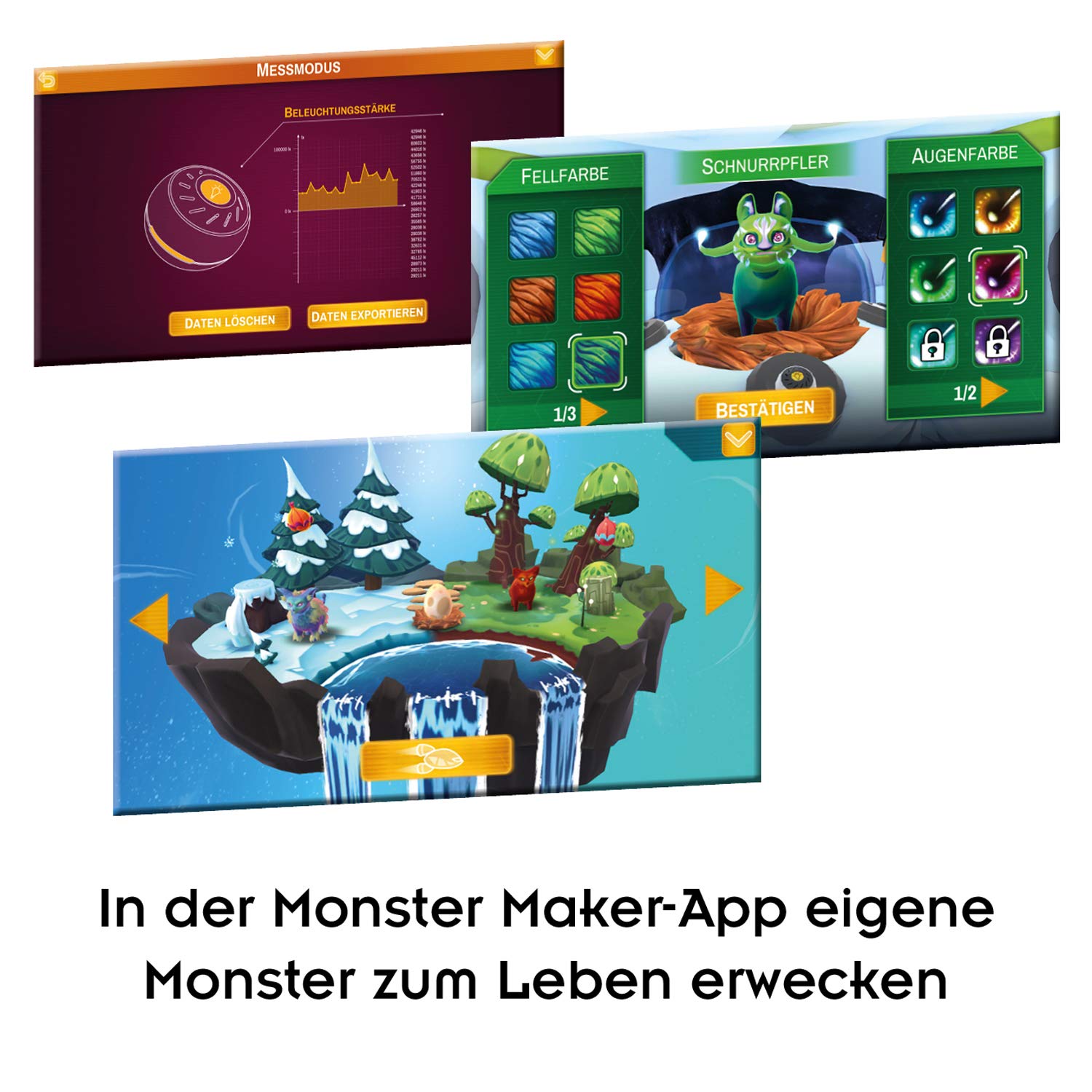 Kosmos 620486 Monster Maker, da Vida a la física, Caja de experimentación, Juguete electrónico, para niños a Partir de 8 años