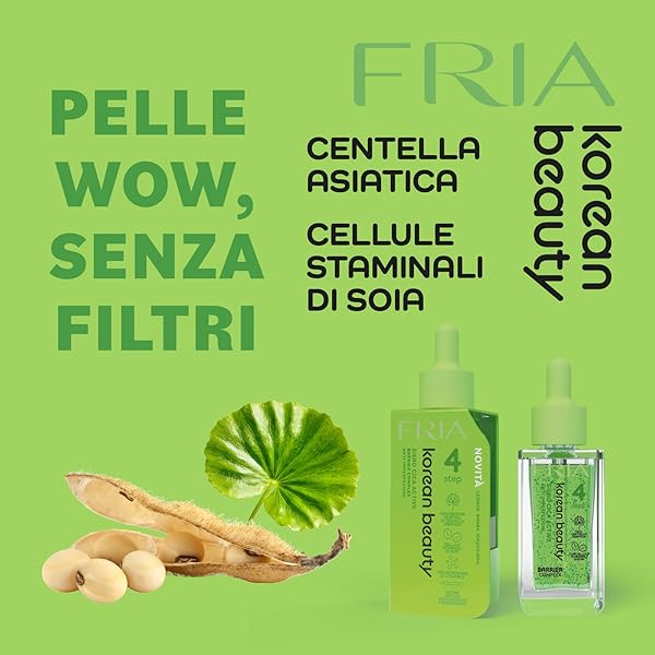 Fria Korean Beauty Anti-Blemish Face Serum with Centella Asiatica, Innovative Formula with Mannitol Microspheres, Dermatologically Tested, Pack of 30 ml - 3