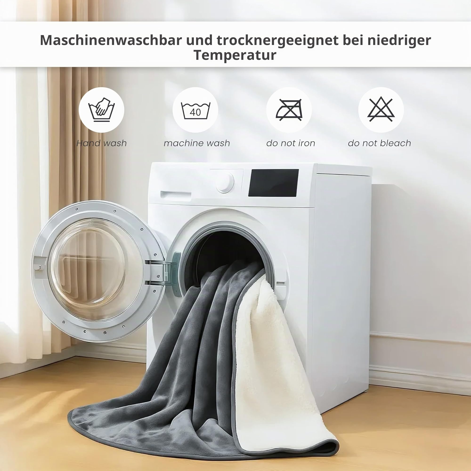 Wasserdichte Decke，liebesdecke wasserdicht für sex+Aufbewahrungstasche，wasserdichte decke für sex，hundedecke，sofaschutz hund，splash blanket aus Flanell-Sherpa,hundedecke wasserdicht (215*230cm)