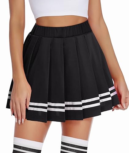 Avidlove Women's Mini Skirt Women Girls Short High Waist Pleated