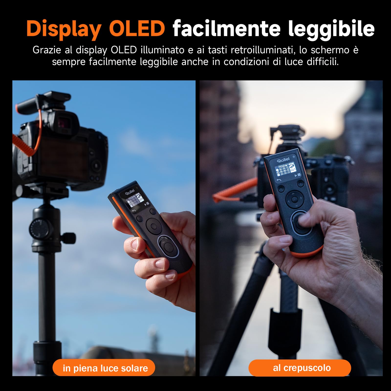 Rollei Telecomando Senza Fili Compatibile con Fotocamera Sony