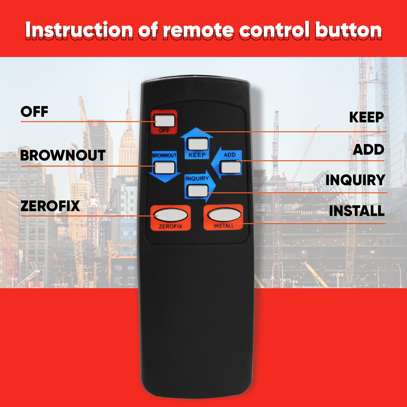 Báscula colgante 2000kg 4400lbs con Control Remoto, Báscula de grúa digital con sensor preciso y pantalla LCD, Báscula Colgante Industrial Escala Electrónica Báscula Gancho Dinamometro (Negro)