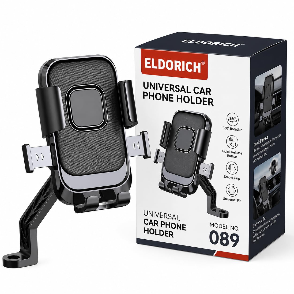 XY-089 Bike Mobile Phone Holder Stand with 360° Rotation & One-Click Lock | Cradle Clamp Handlebar Mount for Motorcycle, Bicycle & Scooty | Secure Anti-Slip Mobile Holder for Maps,-image-10