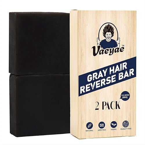 Miniatura 7 de 2 barras inversas de cabello gris para restaurar el color del cabello, champú y acondicionador, jabón 2 en 1 para cabello más fuerte y suave, jabón