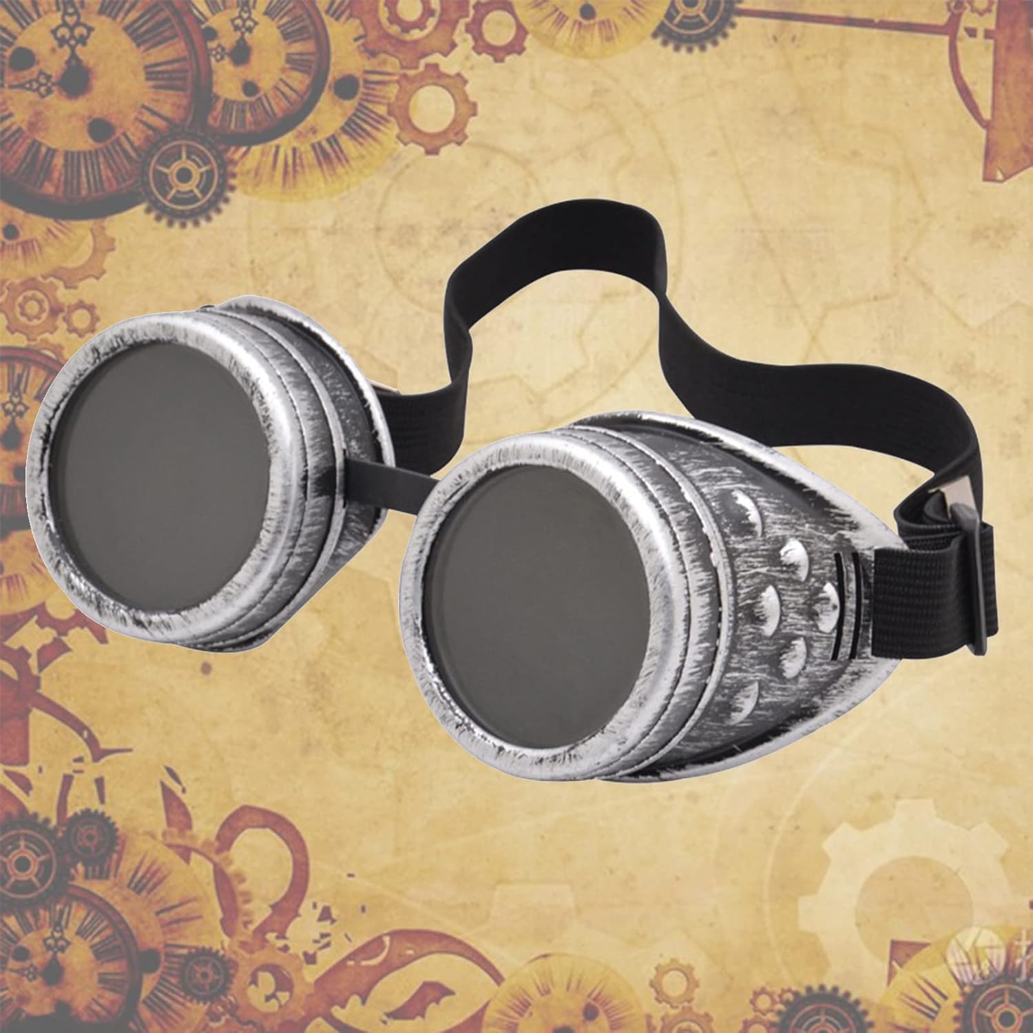 Miniatura 2 de Gafas vintage Steampunk para hombres y mujeres, Halloween, disfraz gótico, cosplay, estilo punk