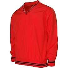 BCPOLO Mens V Neck Golf Wind Shirt Athletic Windbreaker V Neck Shirt