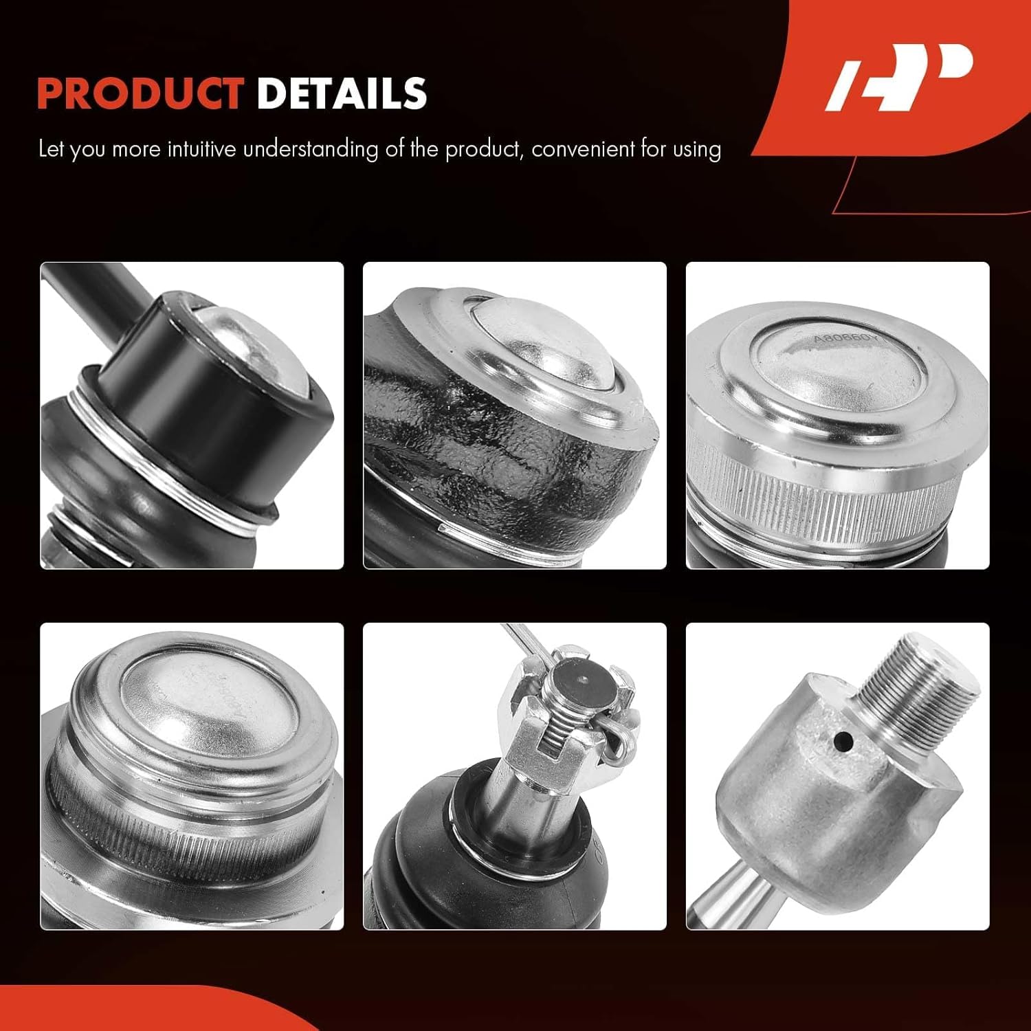A-Premium 10Pcs Suspension Kit, Rear Sway Bar Link & Front Upper Lower Ball Joint Inner Outer Tie Rod End, Compatible with Nissan Pathfinder 2005-2012