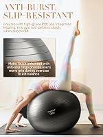 PhysKcal Pilates labda szett 55-85 cm fitball és 23 cm labda csúszásgátló kipukkanásgátló kismama stabilitás és testtartás gyakorlatokhoz 3