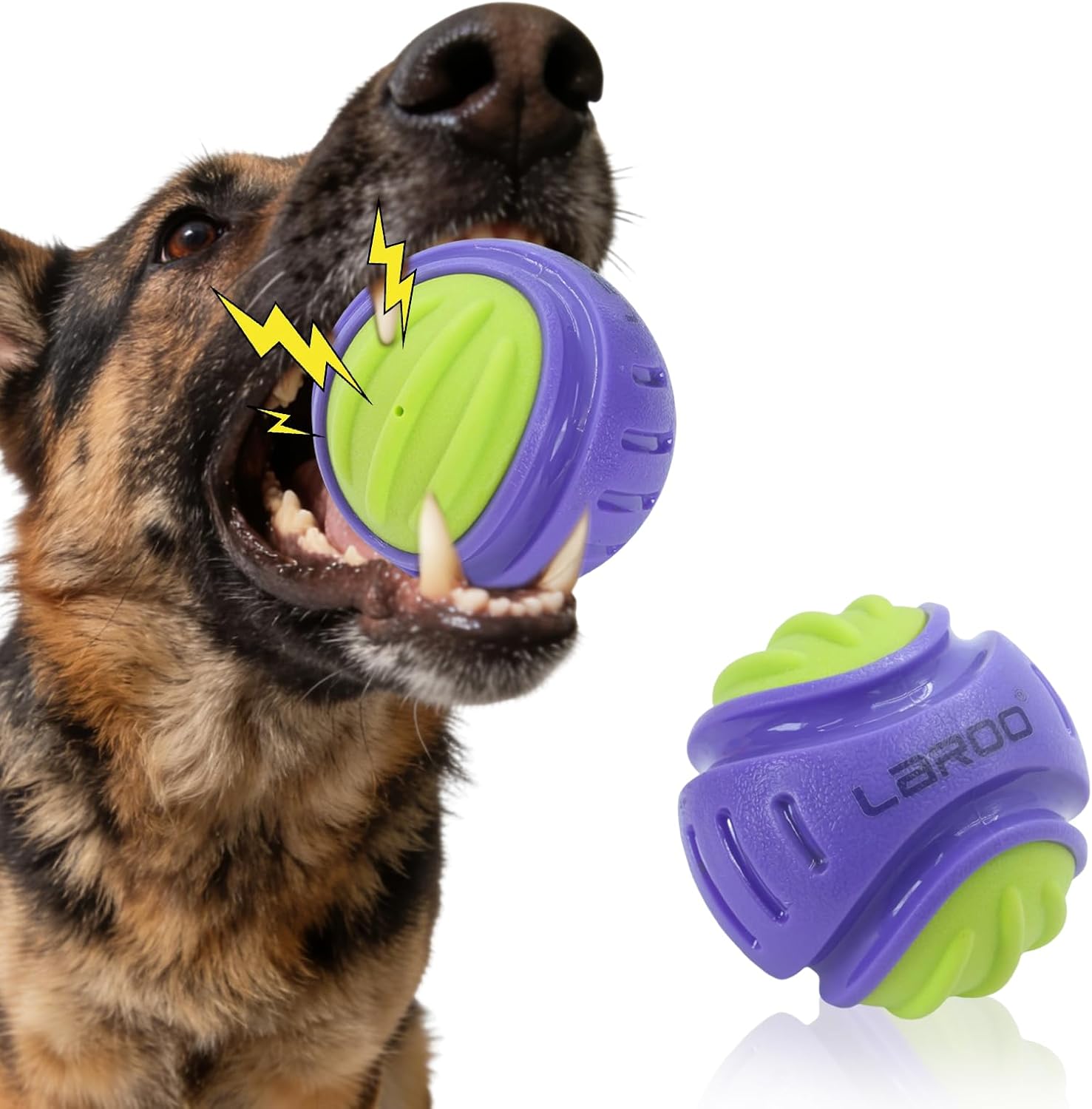 Pelota Sonora Indestructible LaRoo para Perros Pequeños/Medianos