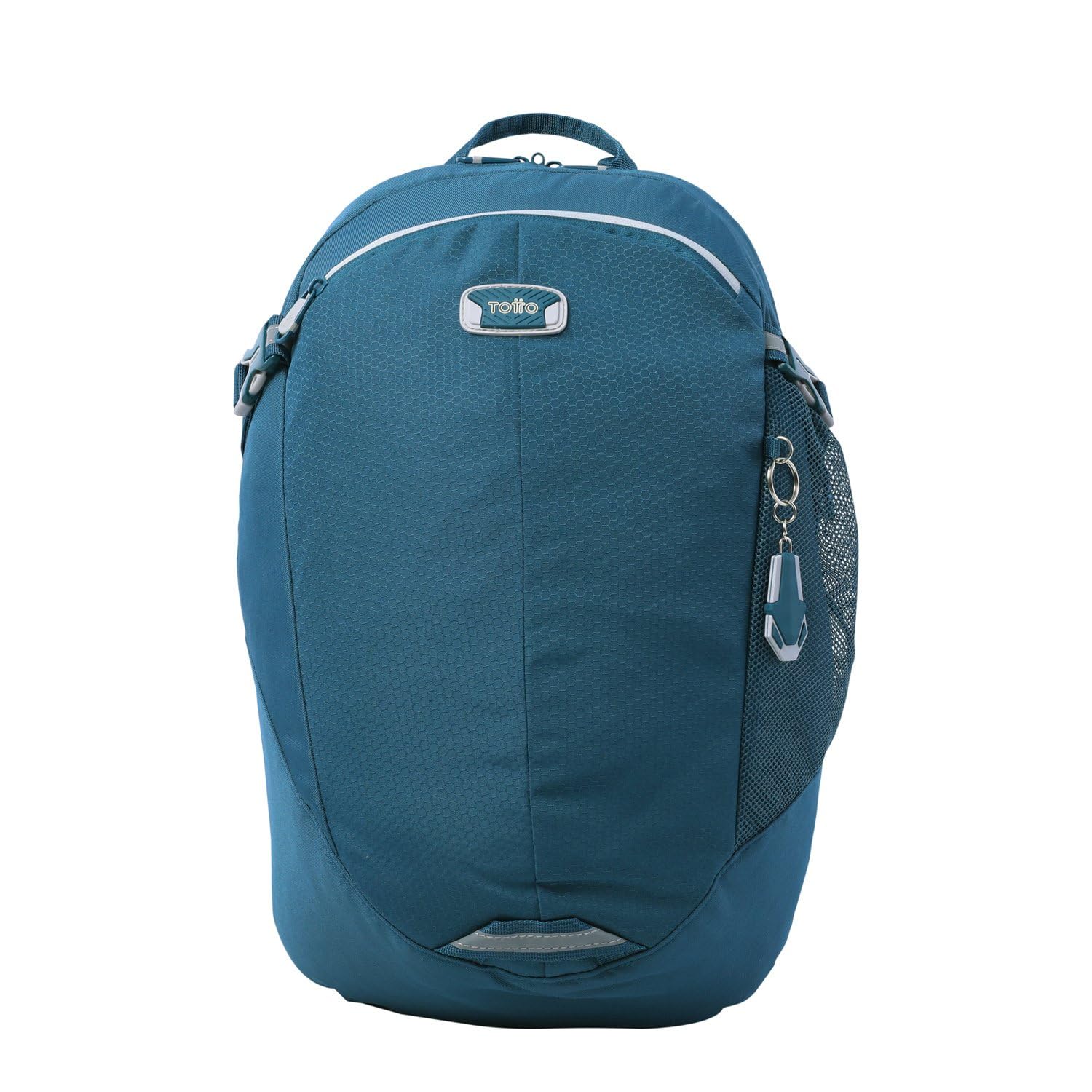TOTTO - Mochila para Ordenador Portátil 14 Pulgadas, Modelo Deportto, 2 Compartimentos, Bolsillo para Botella, Espaldar Ergonómico con Flujo de Aire, Cómodas Correas en S, Color Legion Blue