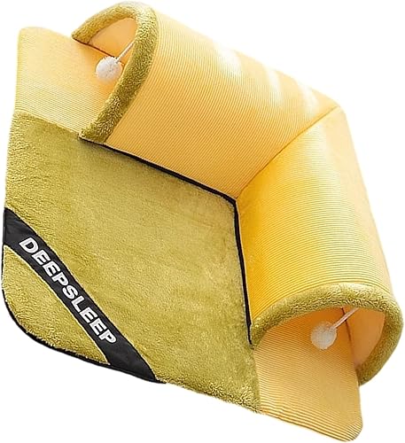 Miniatura 4 de Casa de felpa gruesa cómoda para mascotas, portátil, para perros, gatos, cueva, escondite para uso en interiores