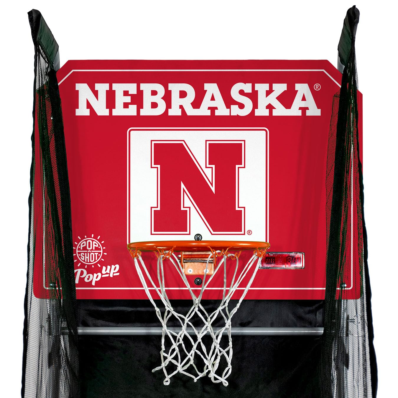 Pop-A-Shot Official College Pop-Up Tailgate Game (Nebraska Cornhuskers)