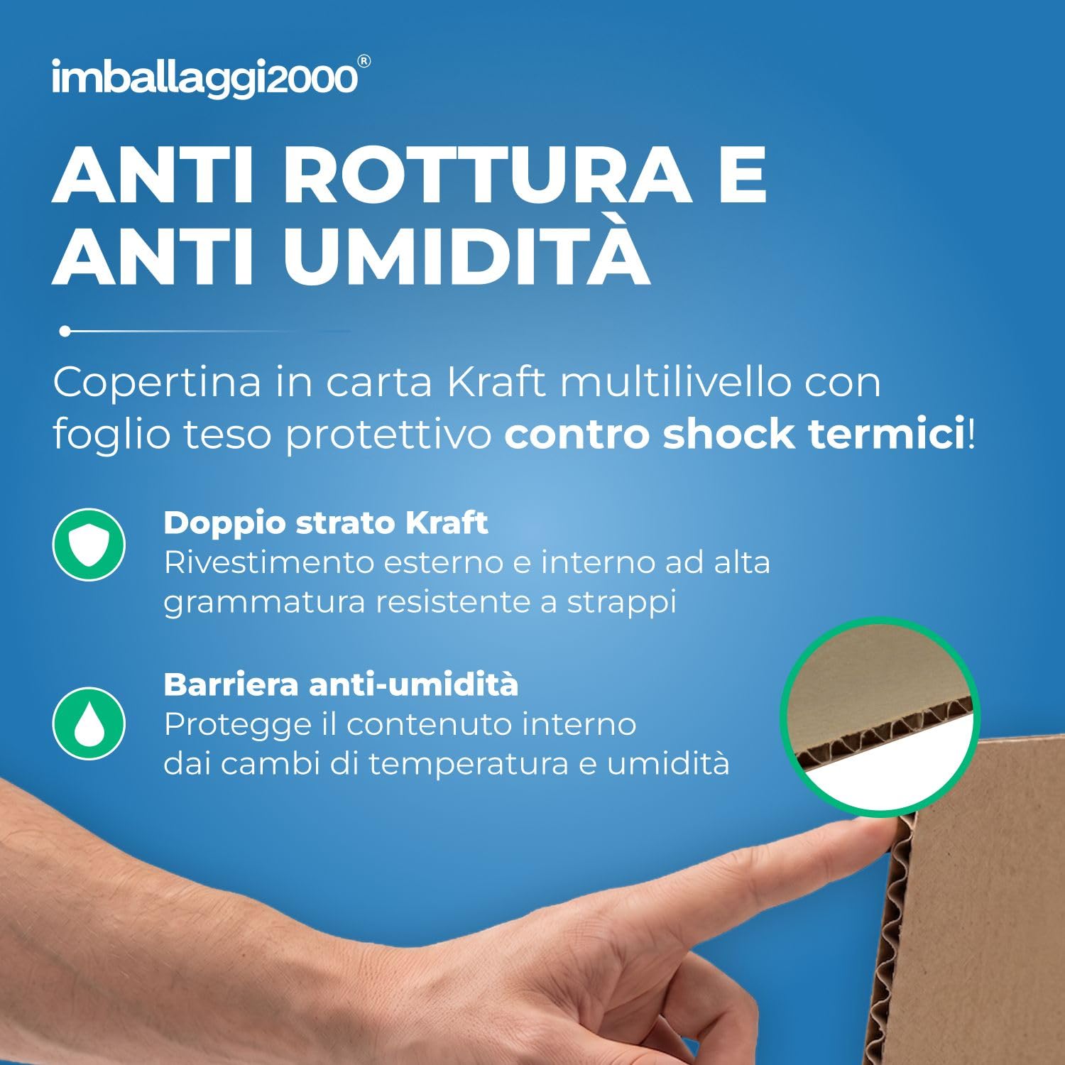 IMBALLAGGI 2000 - Scatole Trasloco a Onda Singola 36x27x16, Pack da 15 Scatole Cartone Resistenti e Durevoli, Scatoloni per Trasloco e Spedizioni - Cartoni per Traslochi, Imballaggio e Deposito