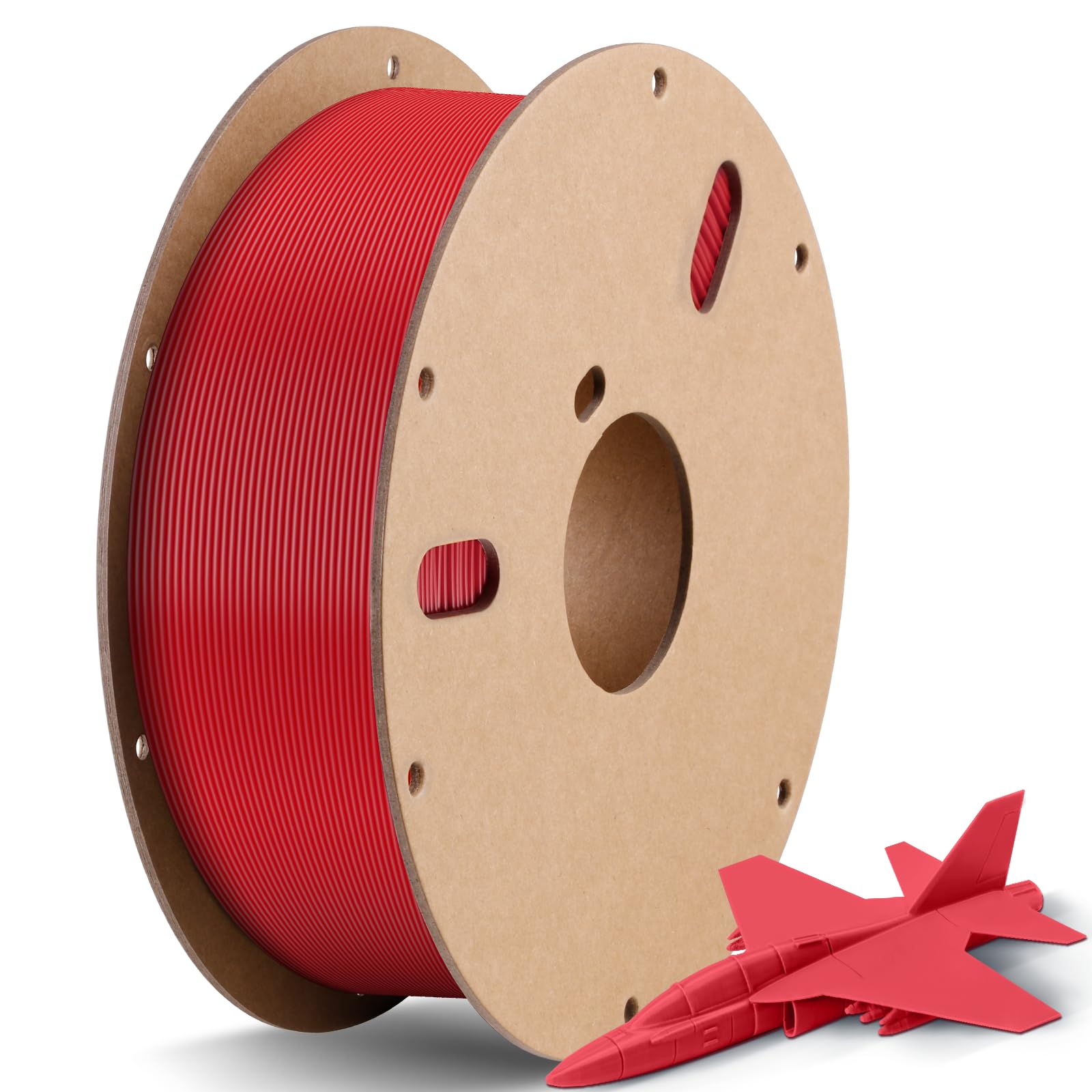 ANYCUBIC Filamento PLA ad alta velocità 1,75 mm, Impression 10X Plus Rapide,Filamento per Stampante 3D, Rosso 1KG
