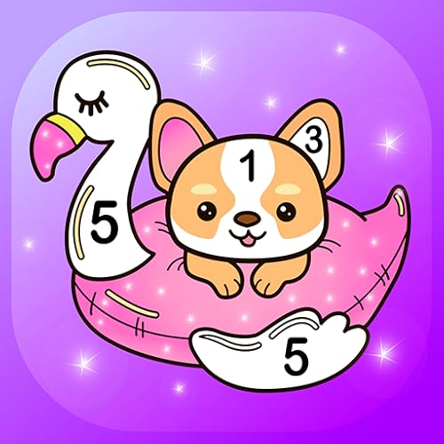 Magic Color - kids coloring book by numbers