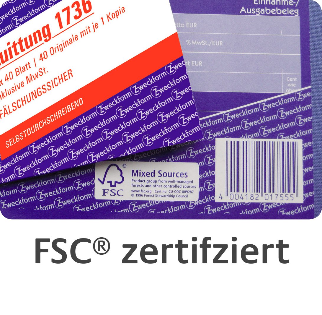 Avery Zweckform 1720-5 Delivery Note, formato A5, 2 x 40 fogli