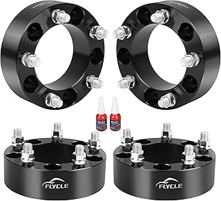 FLYCLE 5x5.5 Wheel Spacers 2 inch for 2012-2018 Ram 1500, 5x139.7mm Forged Wheel Spacer for Dodge Ram 1500 with 14X1.5 Studs & 108mm Center Bore