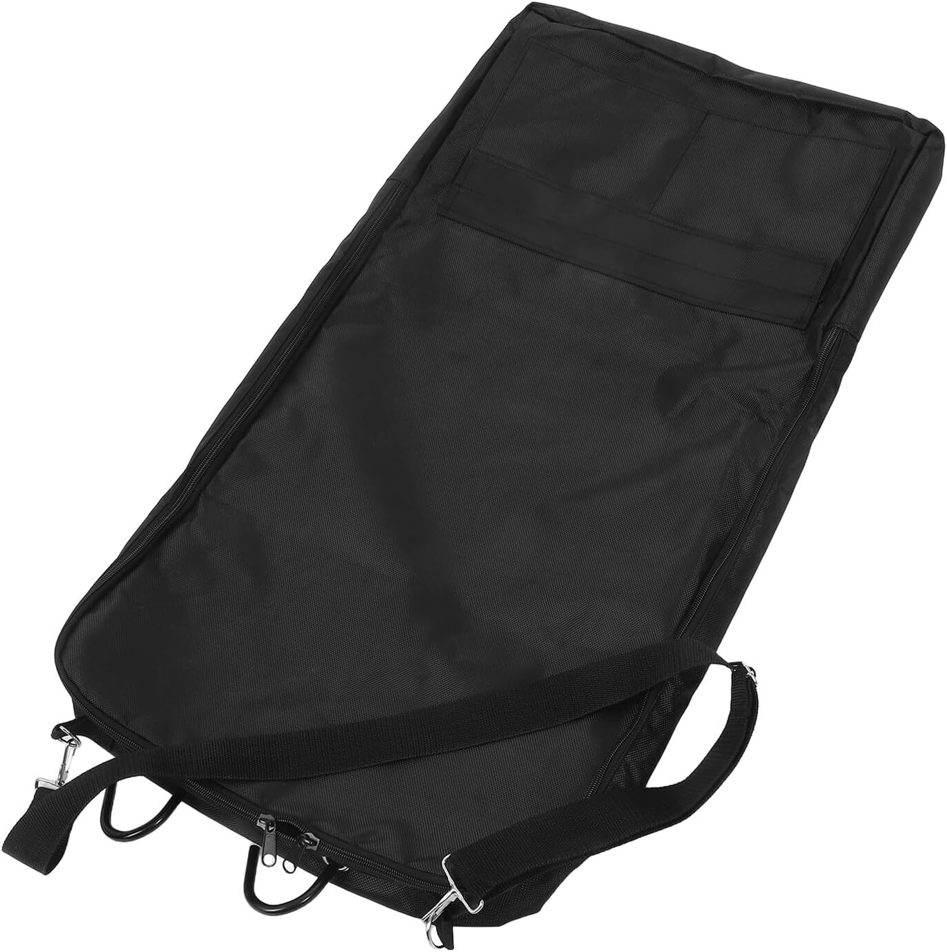 Homoyoyo Horse Tack Storage Bag with Hooks, Waterproof Multifunctional Bridle Organizer Pouch for Barn Accessories and Equestrian Gear Carrying, Black