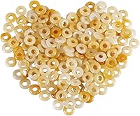 Vista 7 de rockcloud Cuentas sueltas con forma de corazón de Rondelle con forma de agujero grande, para pulseras europeas para hacer joyas