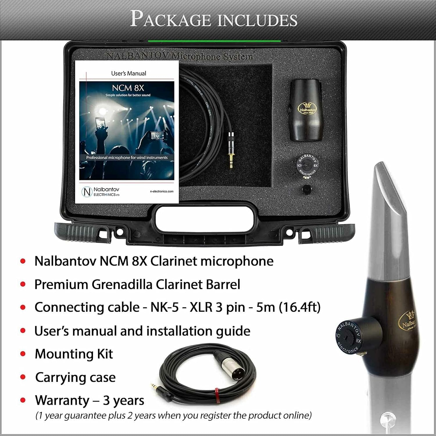 Buy Microphone Nalbantov NCM 8X SC set Pickup System