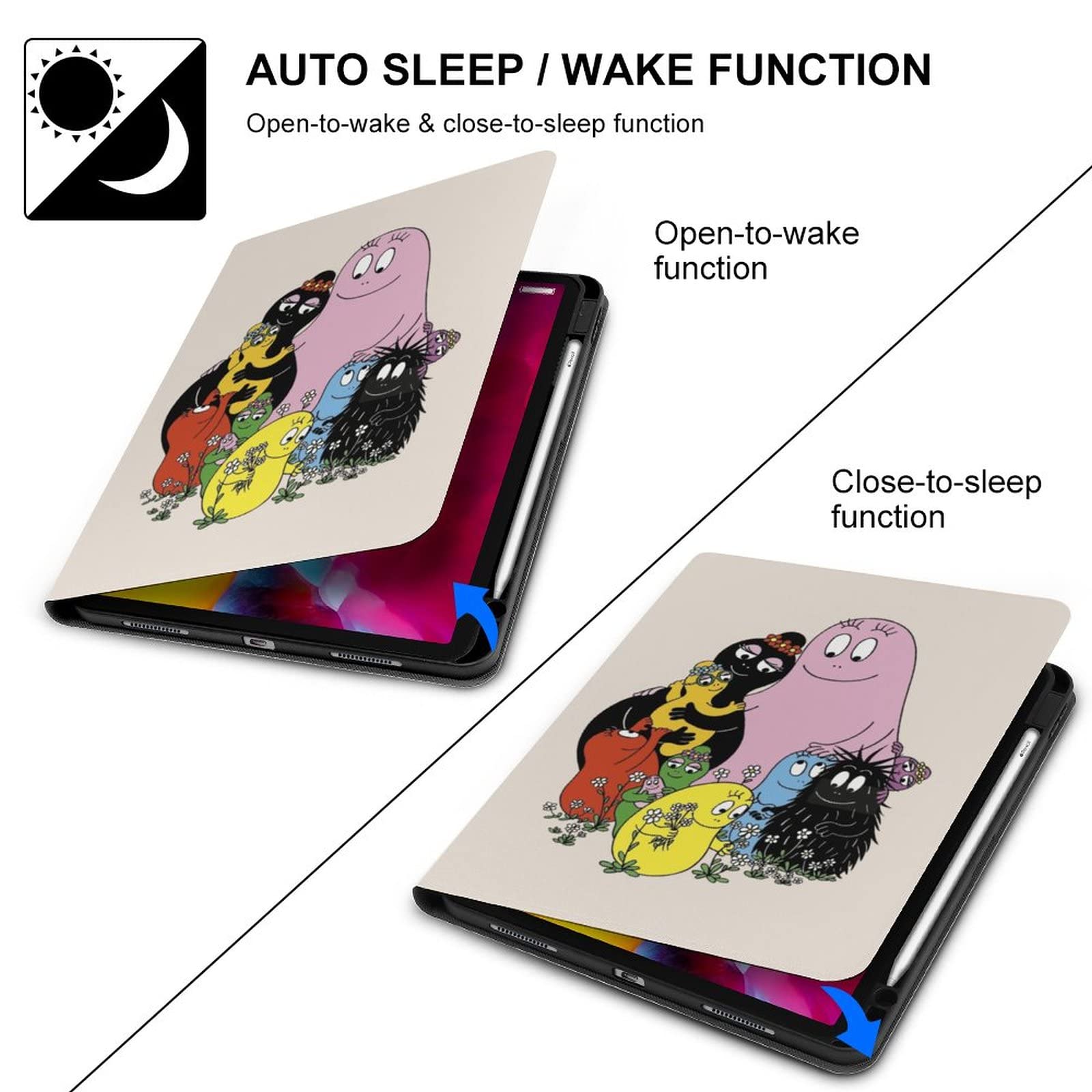 Amazon.co.jp: バーバパパ iPad 9/8/7 ケース iPad 10.2インチ用ケース