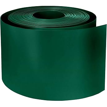FORTENA Polypropylene Fence Privacy Screen Strips - 26 m Long 19 cm High Privacy Screen Tape with Basic Form - in Five Colours Optimal Privacy Screen for Your Fence RAL 6005 Green