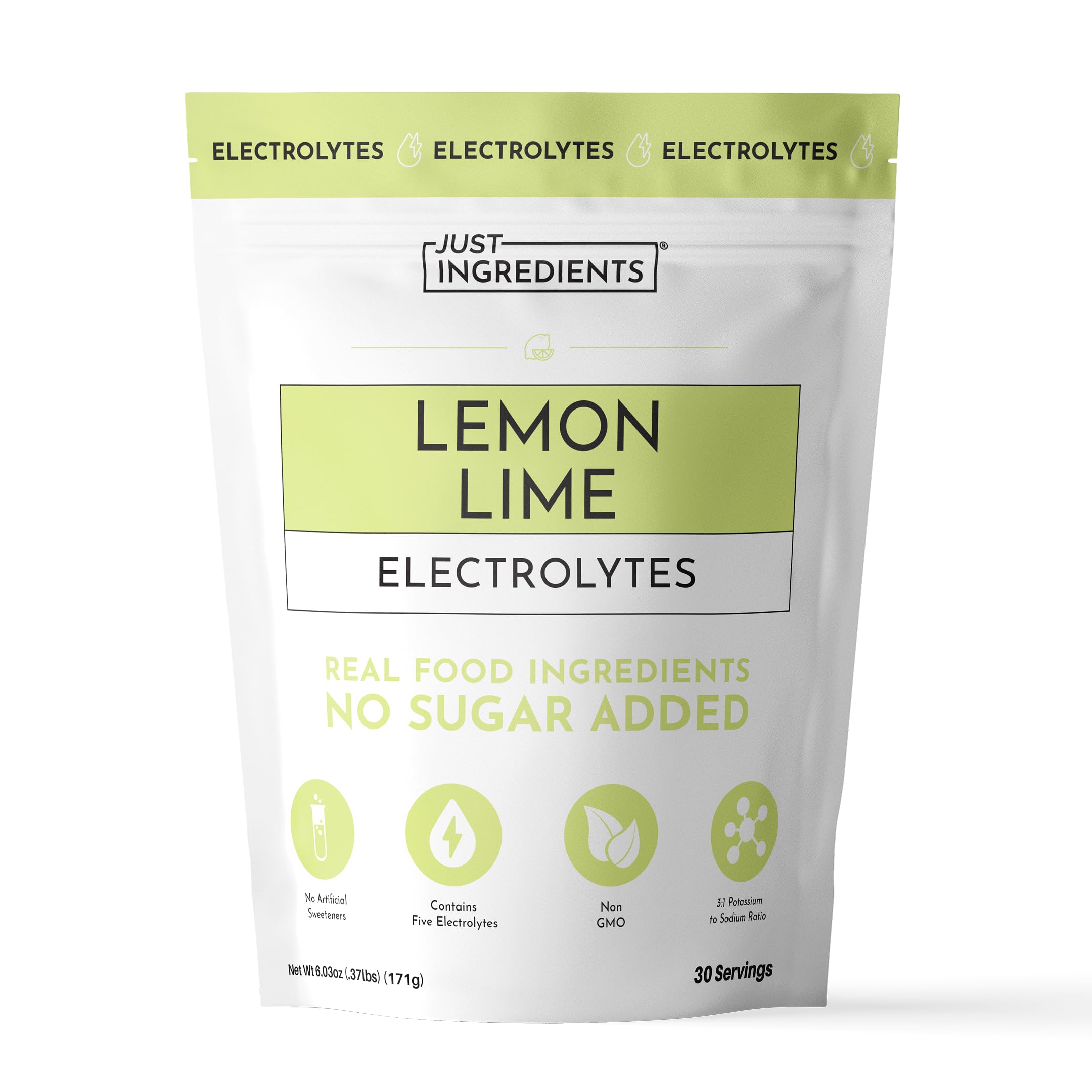 JUST INGREDIENTS Raspberry Lemonade Electrolyte - No Sugar - 30 Servings — Amazon image 6