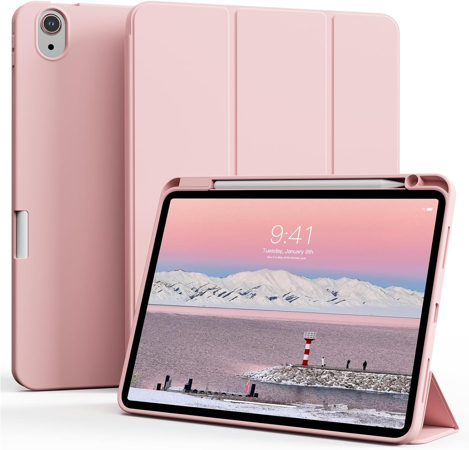 Case for iPad Air 11 Inch M4/M3/M2 TPU Material Pink