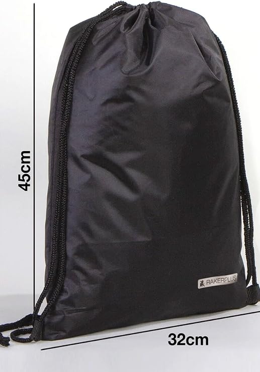 Siyah 32x45 cm Su Geçirmez Büzgülü Krampon ve Spor Çantası