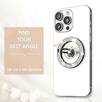 Vista 5 de Soporte magnético para anillo de teléfono celular MagSafe compatible con iPhone 17, 16, 15, 14, 13, 12 Pro Max, accesorios MagSafe Android