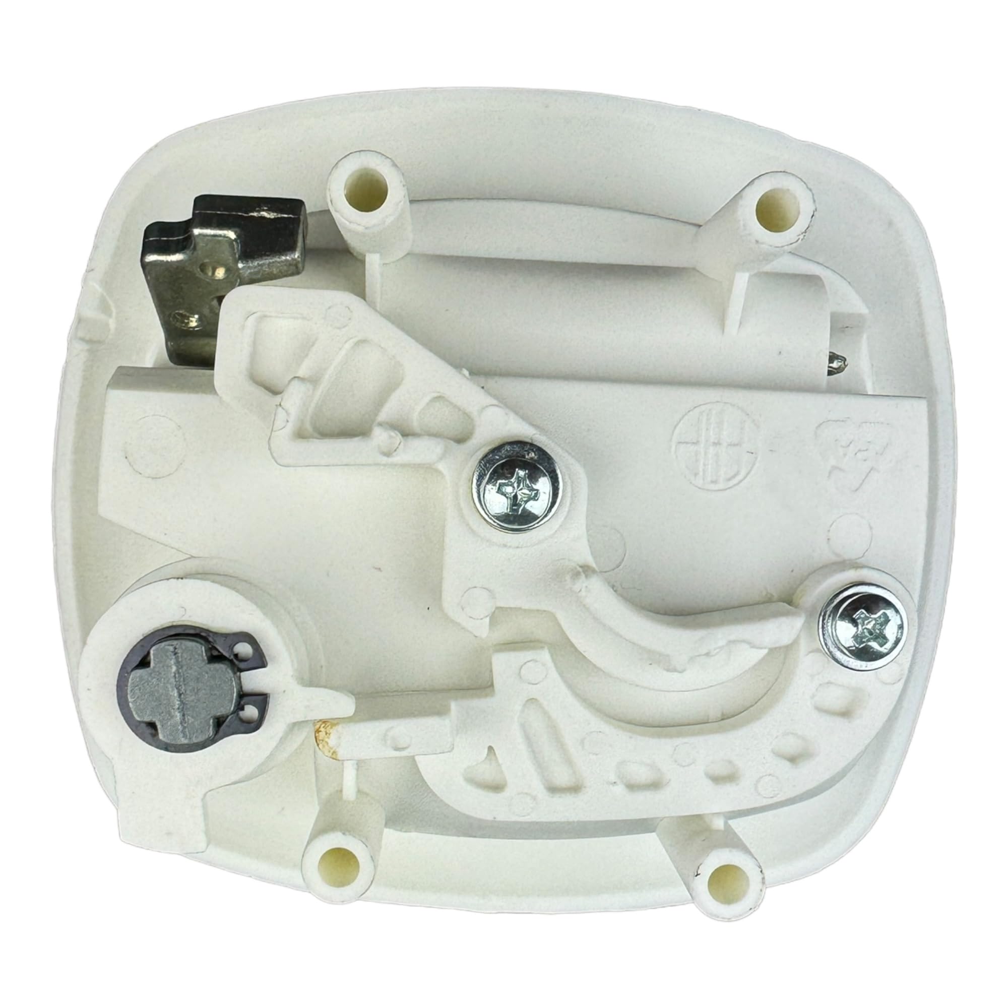Cerradura de puerta para caravana, sistema FF, HSC, parte exterior blanca, en juego con llavero pro-Styling